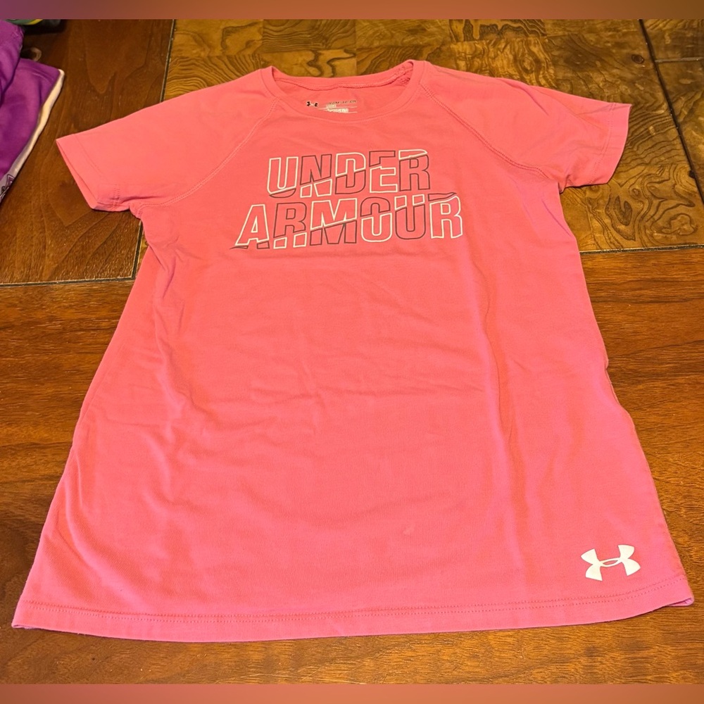 Under Armour Kids Pink T-Shirt